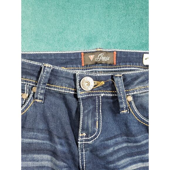 Guess Jeans Size 28 Womens Blue Pants Stretch Denim Maxine Low Rise Jegging - Picture 6 of 13